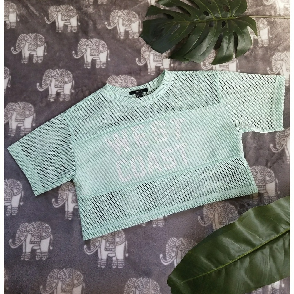 Forever 21 WEST COAST Crop Top